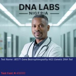 BEST1 Gene Bestrophinopathy NGS Genetic DNA Test cost NGN 400000
