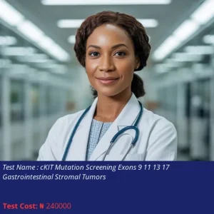 cKIT Mutation Screening Exons 9 11 13 17 Gastrointestinal Stromal Tumors cost NGN 240000
