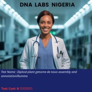 Diploid Plant Genome De Novo Assembly and Annotation Illumina cost NGN 5000000