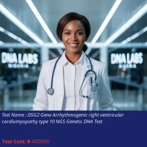 Dsg2 Gene Arrhythmogenic Right Ventricular Cardiomyopathy Type 10 Ngs Genetic Dna Test cost NGN 400000