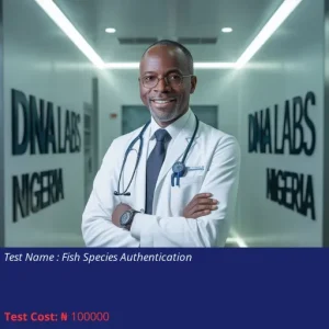 Fish Species Authentication cost NGN 100000