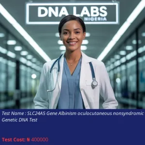 SLC24A5 Gene Albinism Oculocutaneous Nonsyndromic NGS Genetic DNA Test cost NGN 400000