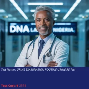 Urine Examination Routine Urine Re Test cost NGN 2574
