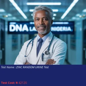 Zinc Random Urine Test cost NGN 42120