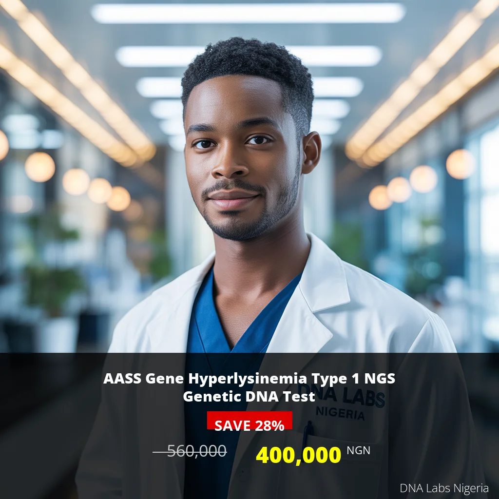 AASS Gene Hyperlysinemia Type 1 NGS Genetic DNA Test - 400