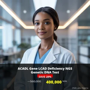 ACADL Gene LCAD Deficiency NGS Genetic DNA Test - 400000 NGN - Nigeria