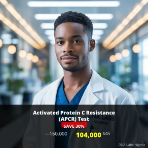 Activated Protein C Resistance (APCR) Test - 104000 NGN Discount Price in Nigeria