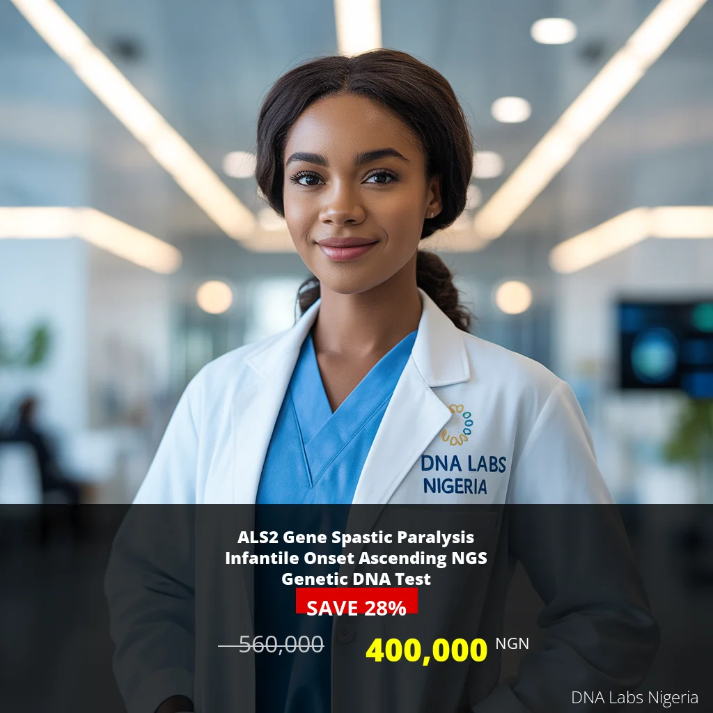 ALS2 Gene Spastic Paralysis Infantile Onset NGS Genetic DNA Test - 400000 NGN - Nigeria