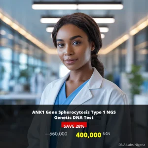 ANK1 Gene Spherocytosis Type 1 NGS Genetic DNA Test in Nigeria - 400