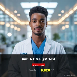 Anti A Titre IgM Test in Nigeria - Price: 10