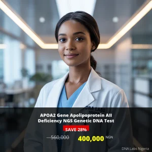 APOA2 Gene Apolipoprotein AII Deficiency NGS Genetic DNA Test - 400