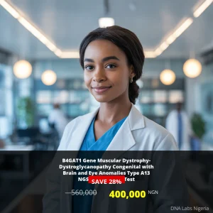 B4GAT1 Gene Muscular Dystrophy-Dystroglycanopathy Test in Nigeria - 400000 NGN