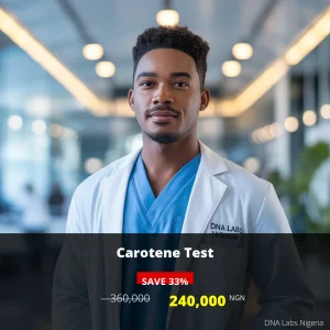 Carotene Test in Nigeria - Price 240000 NGN | DNA Labs Nigeria