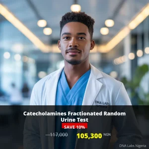 Catecholamines Fractionated Random Urine Test - 105300 NGN - Nigeria