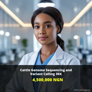 Cattle Genome Sequencing and Variant Calling 30X - 4500000 NGN - Nigeria