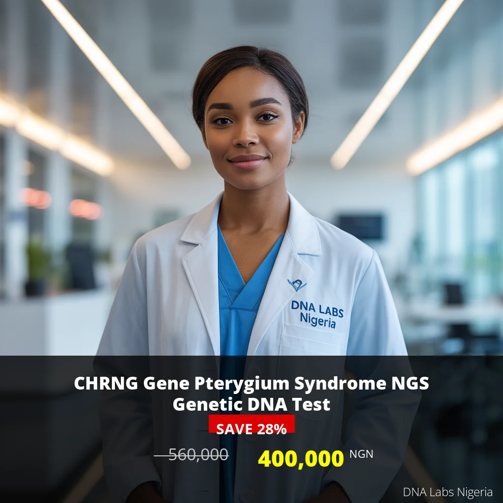 CHRNG Gene Pterygium Syndrome NGS Genetic DNA Test - 400