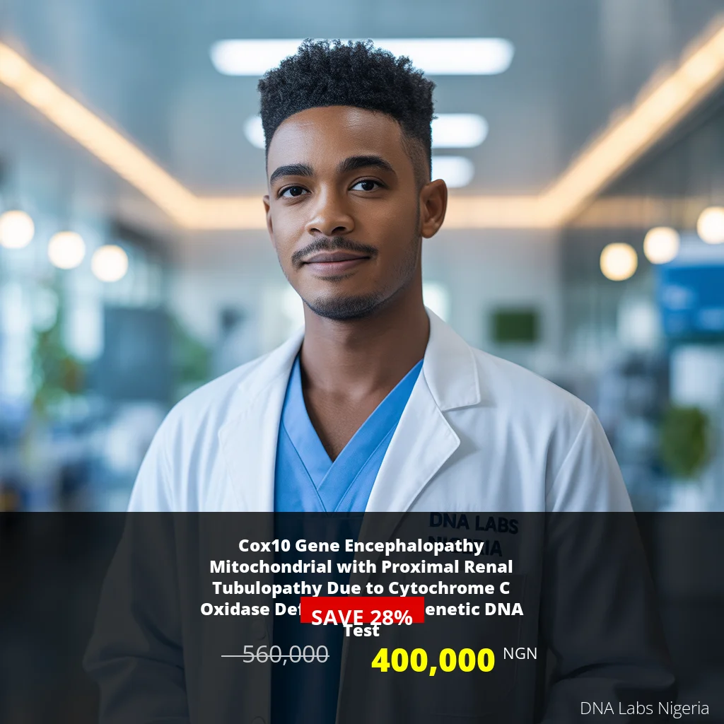 Cox10 Gene Encephalopathy Mitochondrial Test in Nigeria - 400000 NGN
