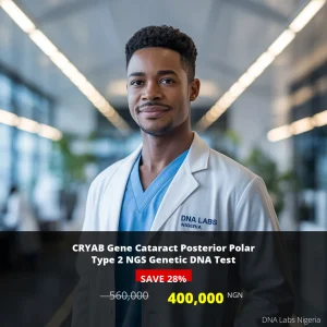 CRYAB Gene Cataract Posterior Polar Type 2 NGS Genetic DNA Test - 400