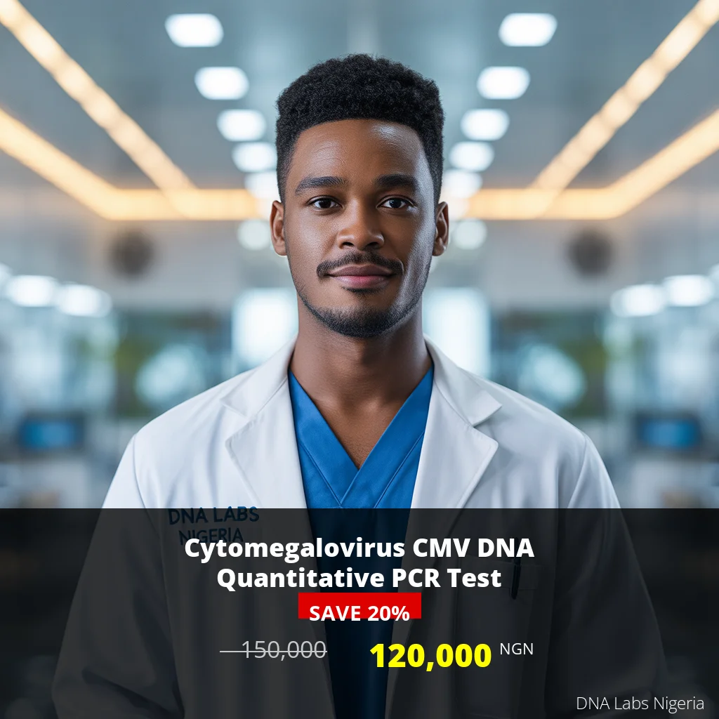 Cytomegalovirus CMV DNA Quantitative PCR Test - 120