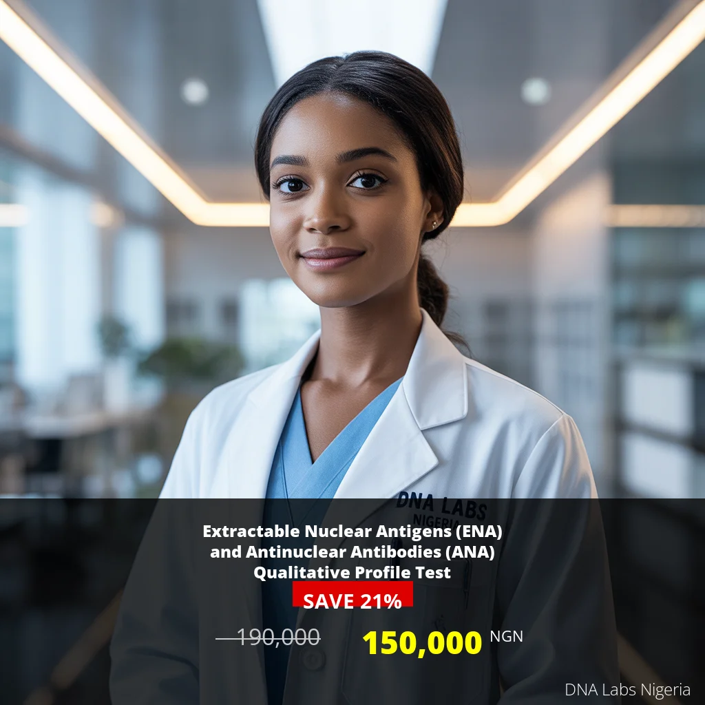 Extractable Nuclear Antigens ENA and Antinuclear Antibodies ANA Qualitative Profile Test - 150000 NGN - Nigeria