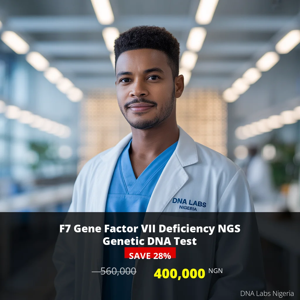 F7 Gene Factor VII Deficiency NGS Genetic DNA Test - 400000 NGN - Nigeria