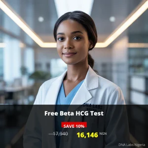 Free Beta HCG Test - 16146 NGN Discount Price in Nigeria