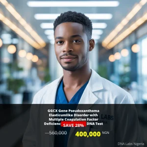 GGCX Gene Pseudoxanthoma Elasticumlike Disorder NGS Genetic DNA Test - 400