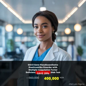 GGCX Gene Pseudoxanthoma Elasticumlike Disorder NGS Genetic DNA Test - 400000 NGN - Nigeria