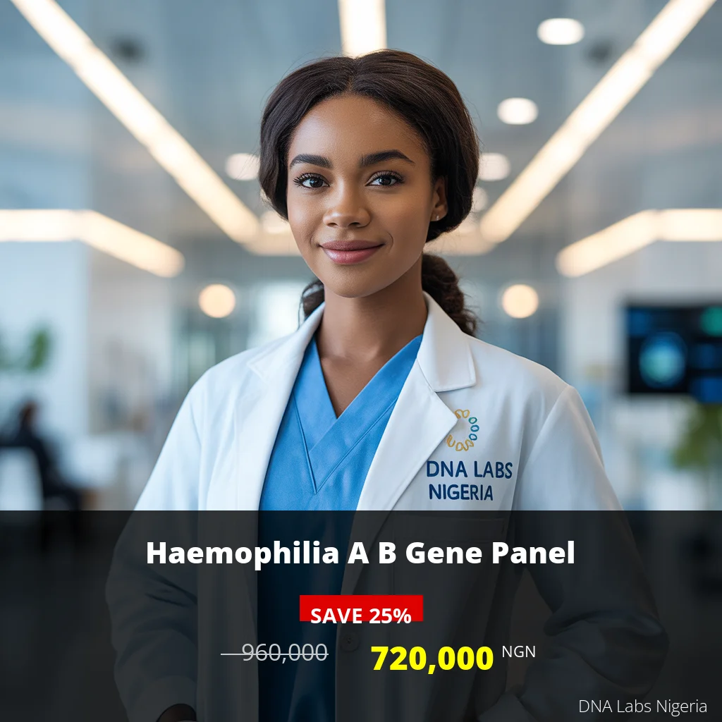 Haemophilia A B Gene Panel Testing in Nigeria - Price NGN 720