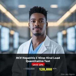 HCV Hepatitis C Virus Viral Load Quantitative Test - 120000 NGN - Nigeria