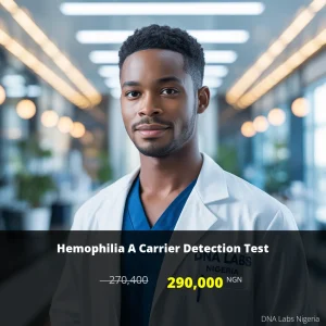 Hemophilia A Carrier Detection Test - 270400 NGN - DNA Labs Nigeria