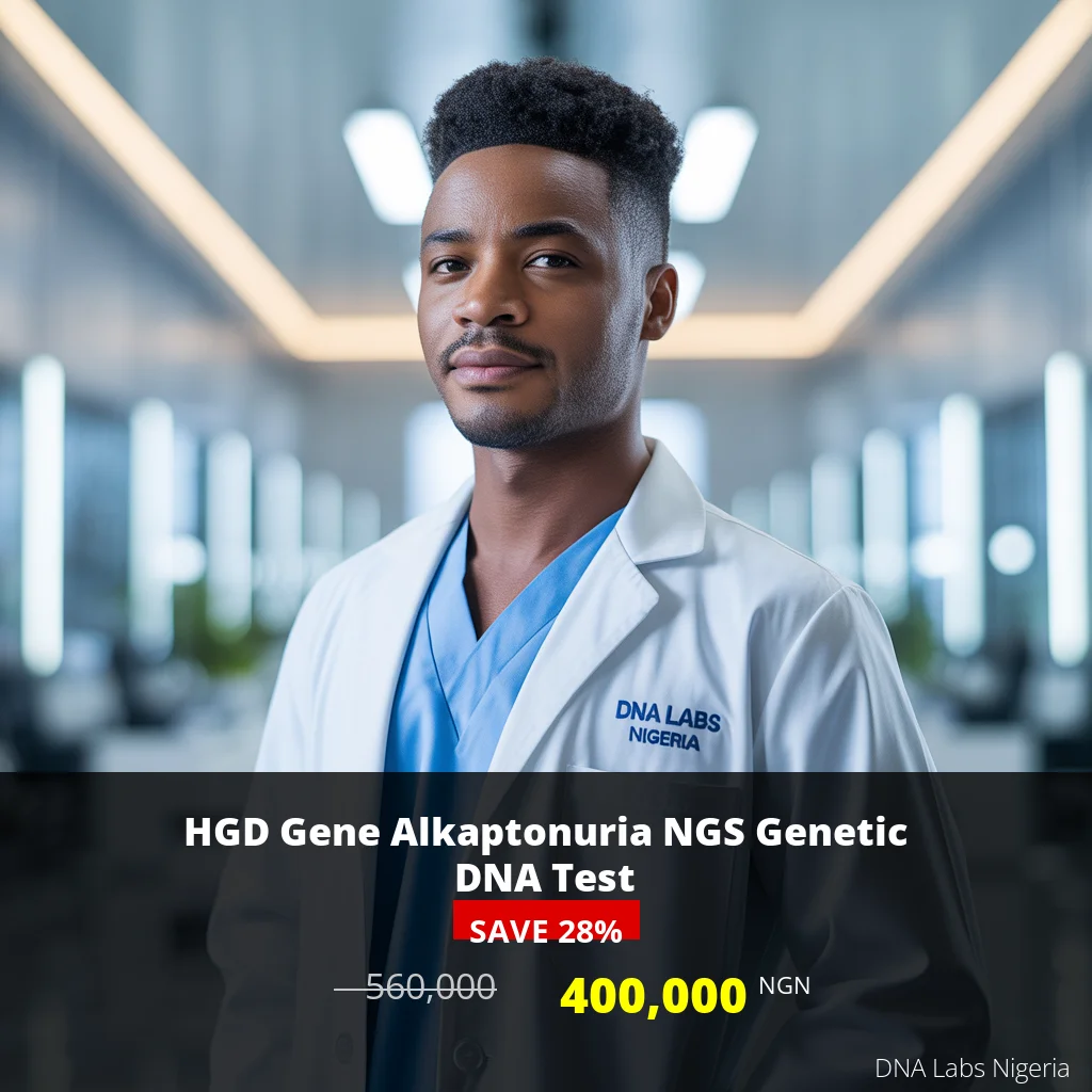 HGD Gene Alkaptonuria NGS Genetic DNA Test - 400000 NGN - Nigeria
