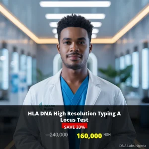 HLA DNA High Resolution Typing A Locus Test - 240000 NGN - Nigeria