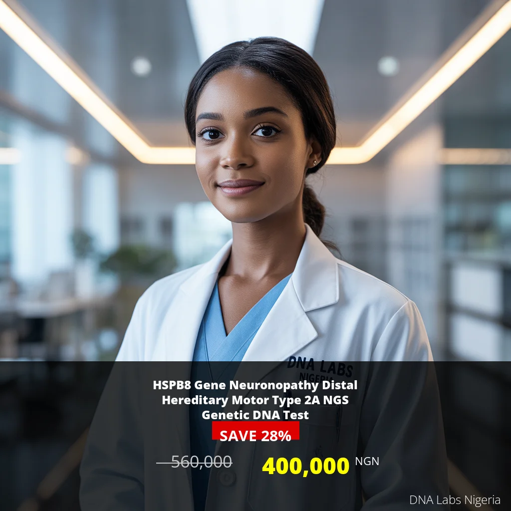 HSPB8 Gene Neuronopathy Distal Hereditary Motor Type 2A NGS Genetic DNA Test - 560000 NGN in Nigeria