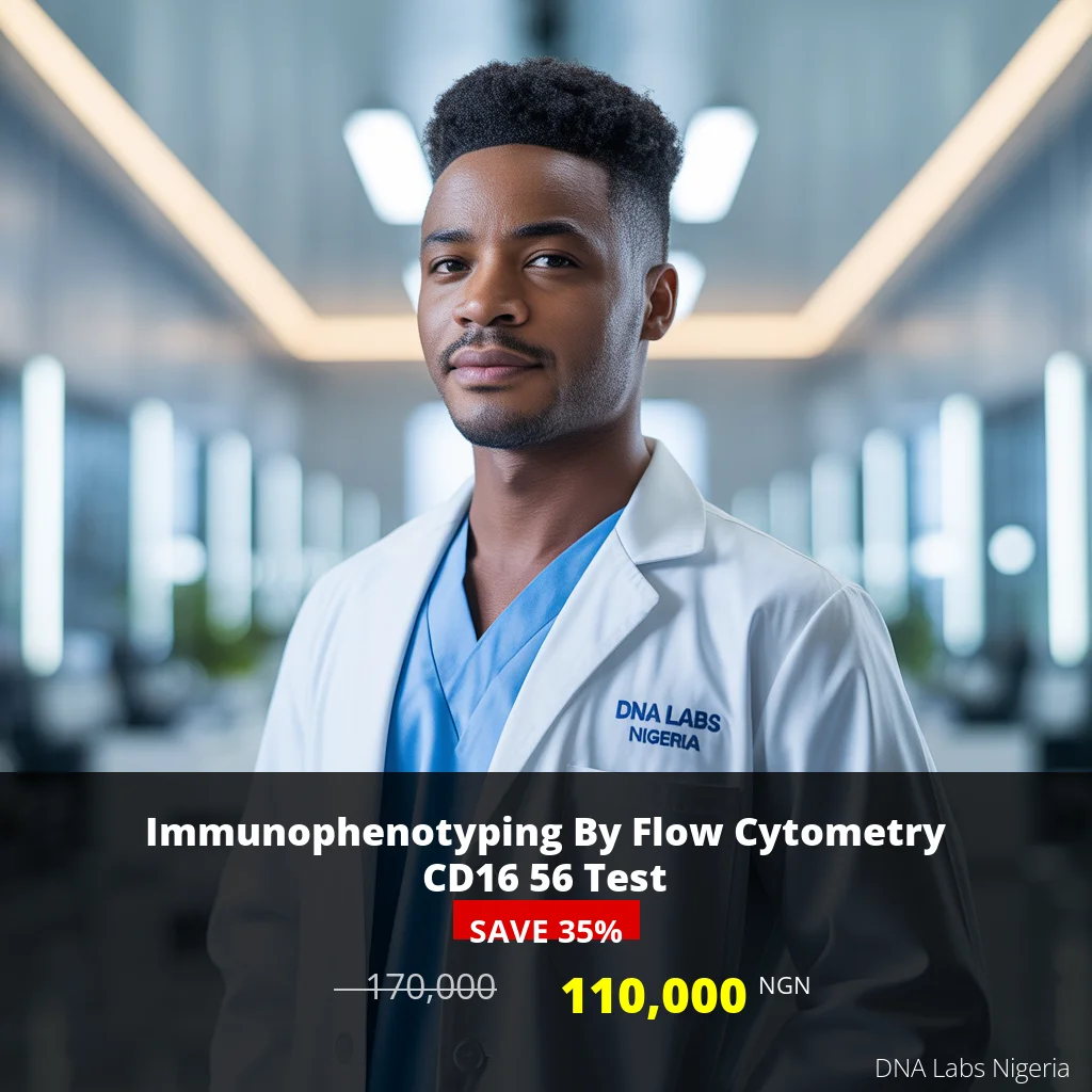Immunophenotyping By Flow Cytometry CD16 56 Test - 110000 NGN - Nigeria