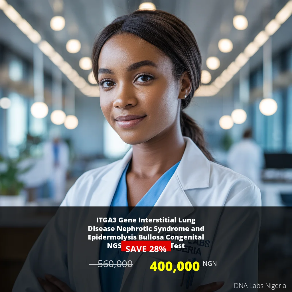 ITGA3 Gene Interstitial Lung Disease Nephrotic Syndrome and Epidermolysis Bullosa Congenital NGS Genetic DNA Test - 400