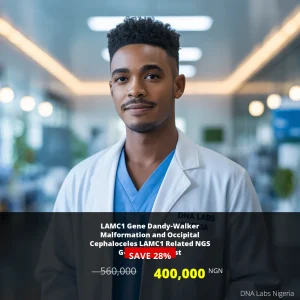 LAMC1 Gene Dandy-Walker Malformation and Occipital Cephaloceles NGS Genetic Test - 400000 NGN in Nigeria