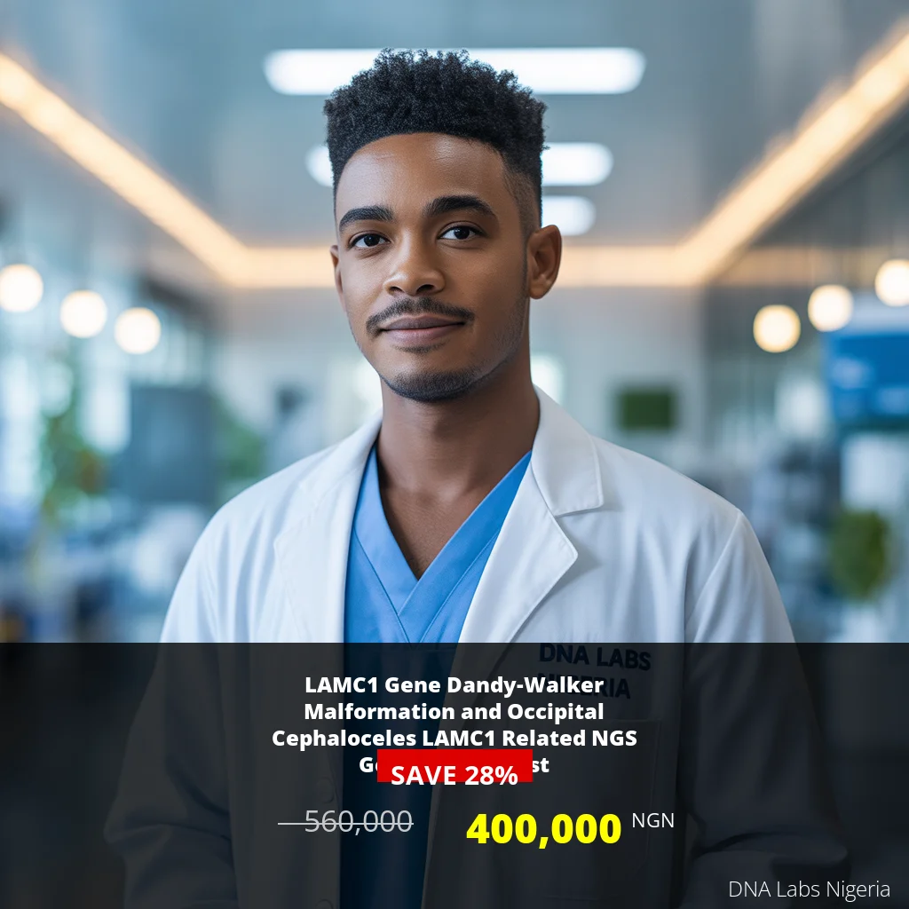 LAMC1 Gene Dandy-Walker Malformation and Occipital Cephaloceles NGS Genetic Test - 400000 NGN in Nigeria