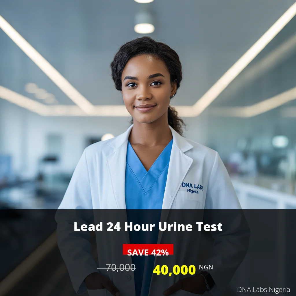 Lead 24 Hour Urine Test in Nigeria - Affordable Price of 40
