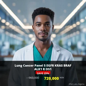 Lung Cancer Panel 5 EGFR KRAS BRAF ALK1 R OS1 - 720