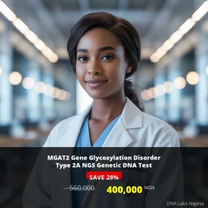 MGAT2 Gene Glycosylation Disorder Type 2A NGS Genetic DNA Test - 560000 NGN - Nigeria