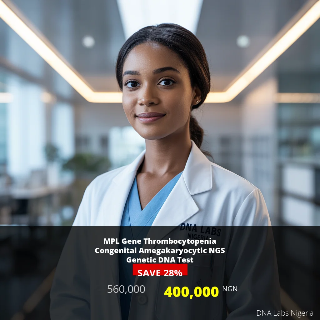 MPL Gene Thrombocytopenia Congenital Amegakaryocytic NGS Genetic DNA Test - 400