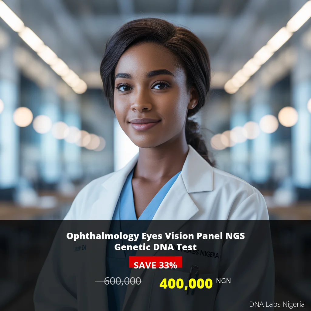 Ophthalmology Eyes Vision Panel NGS Genetic DNA Test - 600000 NGN in Nigeria