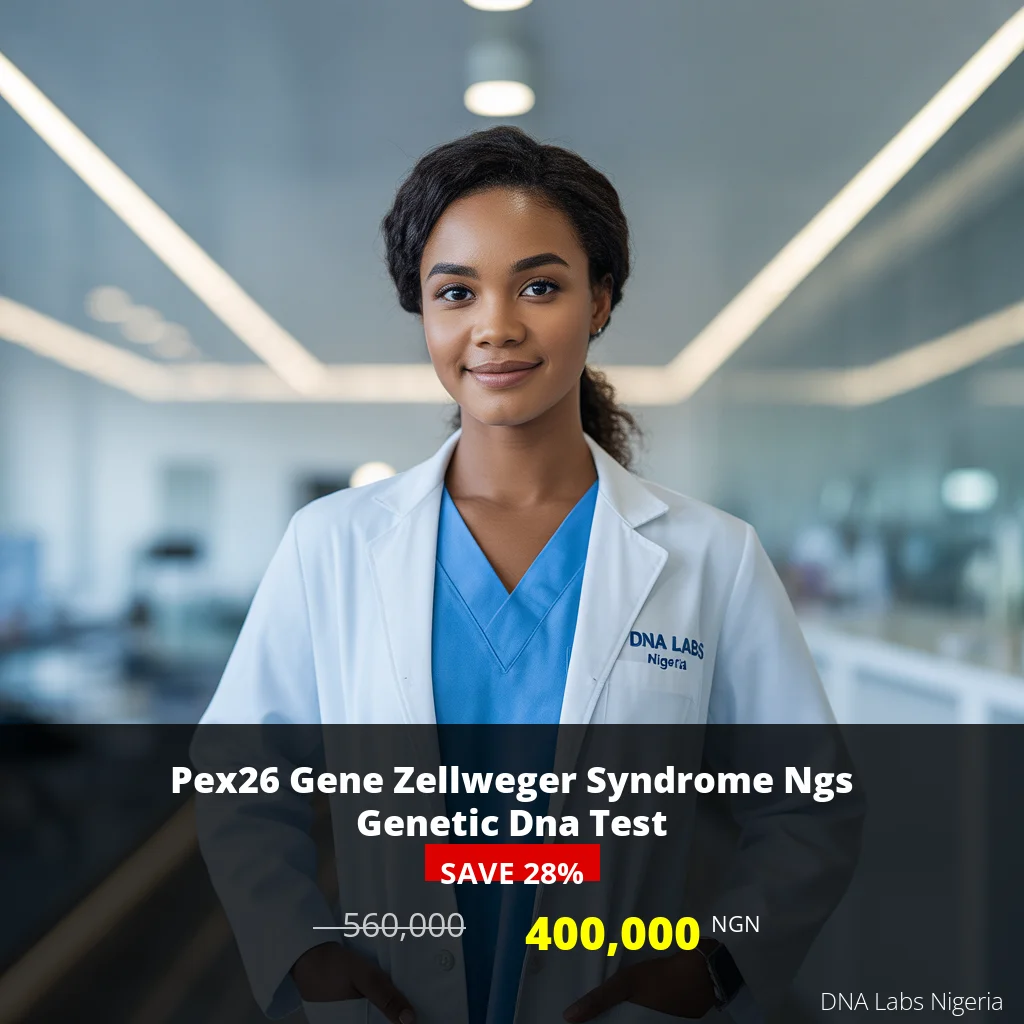 Pex26 Gene Zellweger Syndrome NGS Genetic DNA Test in Nigeria - 400