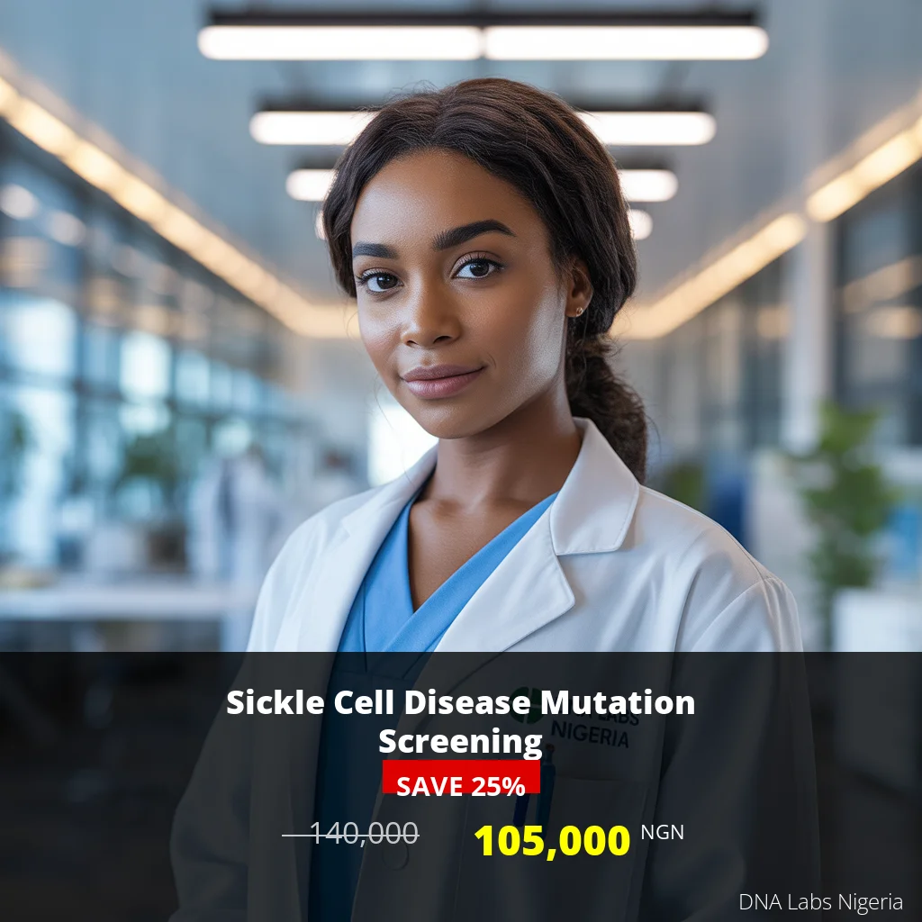 Sickle Cell Disease Mutation Screening in Nigeria - Price: 140