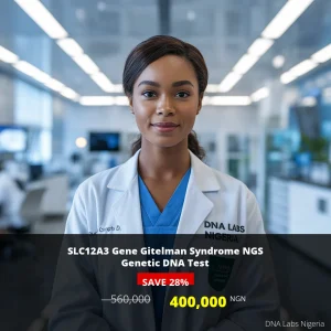 SLC12A3 Gene Gitelman Syndrome NGS Genetic DNA Test in Nigeria - 400000 NGN