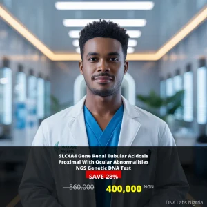 SLC4A4 Gene Renal Tubular Acidosis Proximal Test - 400000 NGN - Nigeria