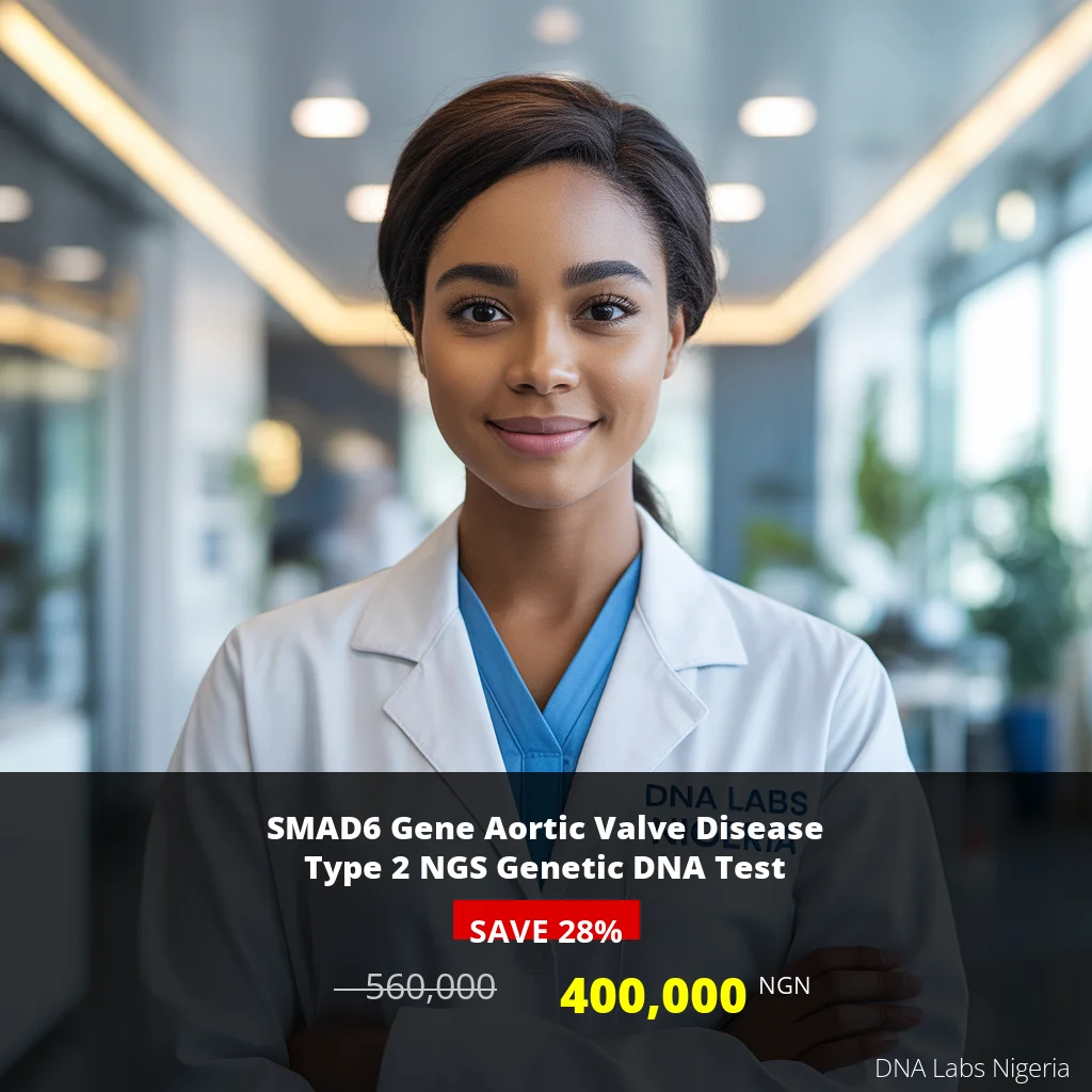 SMAD6 Gene Aortic Valve Disease Type 2 NGS Genetic DNA Test - 400000 NGN - Nigeria