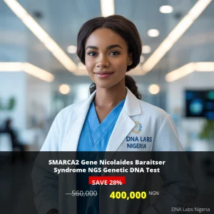 SMARCA2 Gene Nicolaides Baraitser Syndrome NGS Genetic DNA Test - 560000 NGN in Nigeria