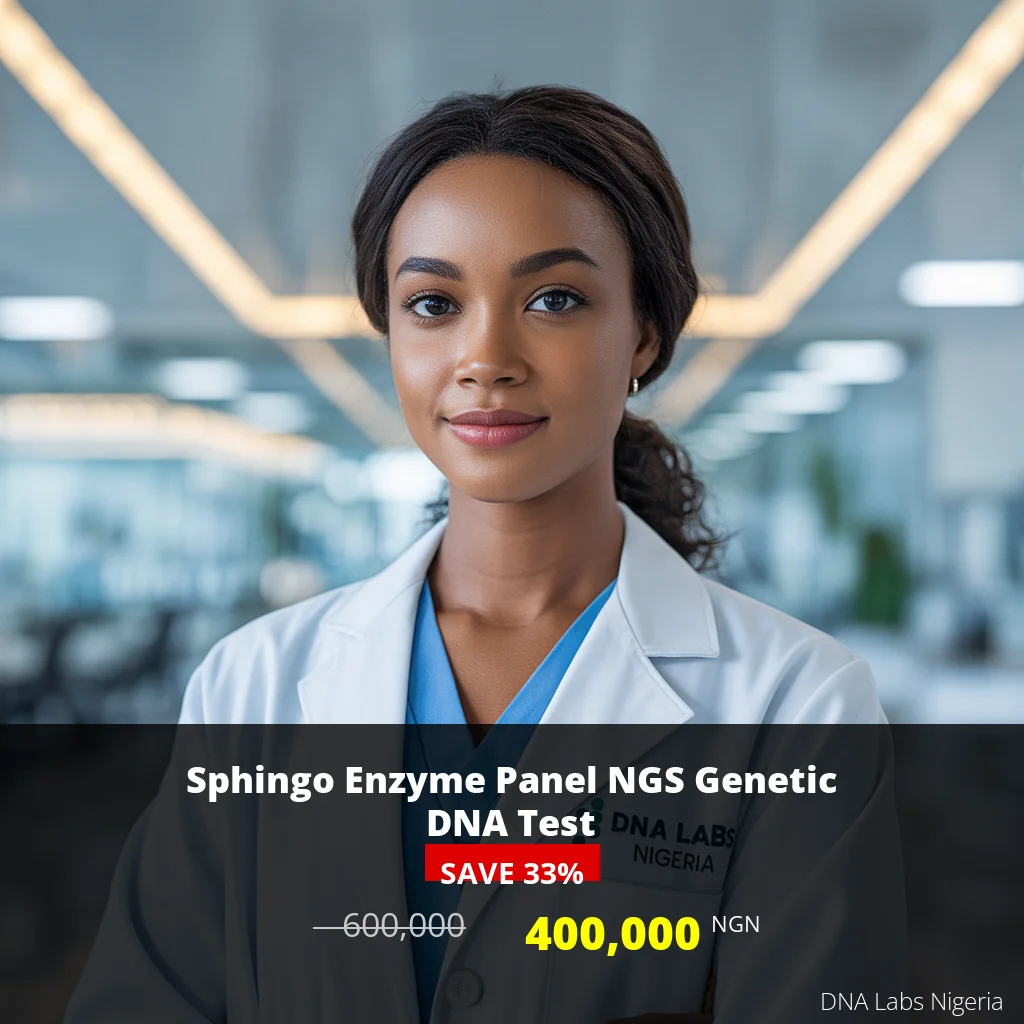 Sphingo Enzyme Panel NGS Genetic DNA Test - 400